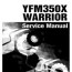 yamaha yfm350x warrior service manual