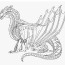 hybrid dragon coloring page free