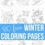 92 best winter coloring pages free