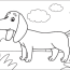 dachshund coloring pages dog coloring