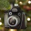 vintage camera glass christmas ornament
