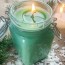 diy christmas tree scented candles