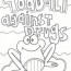 red ribbon week coloring pages and