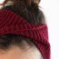 headband au tricot point mousse