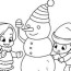 free printable snowman coloring pages