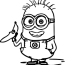minions coloring page coloring page book