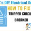 how to fix a tripped circuit breaker