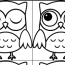 cute owl coloring pages for kids