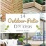 14 outdoor patio diy ideas to spruce up