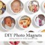 diy photo magnets using easycast resin