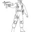 shooting soldier coloring book to print