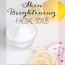 scrub for brightening skin and clearing