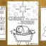 christmas coloring activity pages for