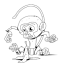 baby monkey coloring pages hellokids com