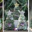 festive mini christmas trees