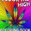 marijuana lovers themed adult coloring