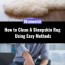how to clean a sheepskin rug using easy