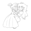 coloring pages of princess peach and