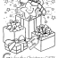 free christmas colouring pages for children