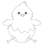 chick coloring pages free printable