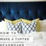 tufted headboard how to make it own
