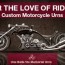 custom urns for motorcycle enthusiasts