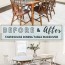diy dining room table makeover