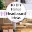 40 diy pallet headboard ideas with