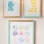 diy painted frame gallery wall the