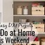 29 easy diy projects to do at home this