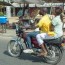 motorcycle taxi in benin stock