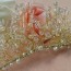 beaded wedding hair accessory for bride