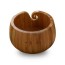 diy wooden round wool bowl storage box