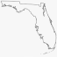 florida map coloring page map png