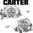 carter afb and wcfb carburetors