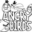 angry birds coloring pages for kids