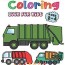 garbage truck coloring book for kids