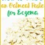 how to make an oatmeal paste for eczema
