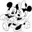 mickey and minnie mouse coloring pages