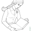 girls at school coloring pages for girls