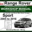 range rover sport workshop manual download