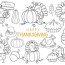 premium vector thanksgiving doodle