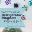 cute diy refrigerator magnets with kids