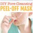 diy peel off mask pore cleansing