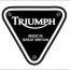 triumph motorcycle logo vector free vector