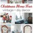 tour full of vintage and diy decor