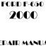 2000 ford f650 f750 repair manual