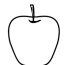 apple coloring pages for kids
