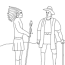 american indian printable coloring page