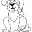 christmas animals 5 coloring page for